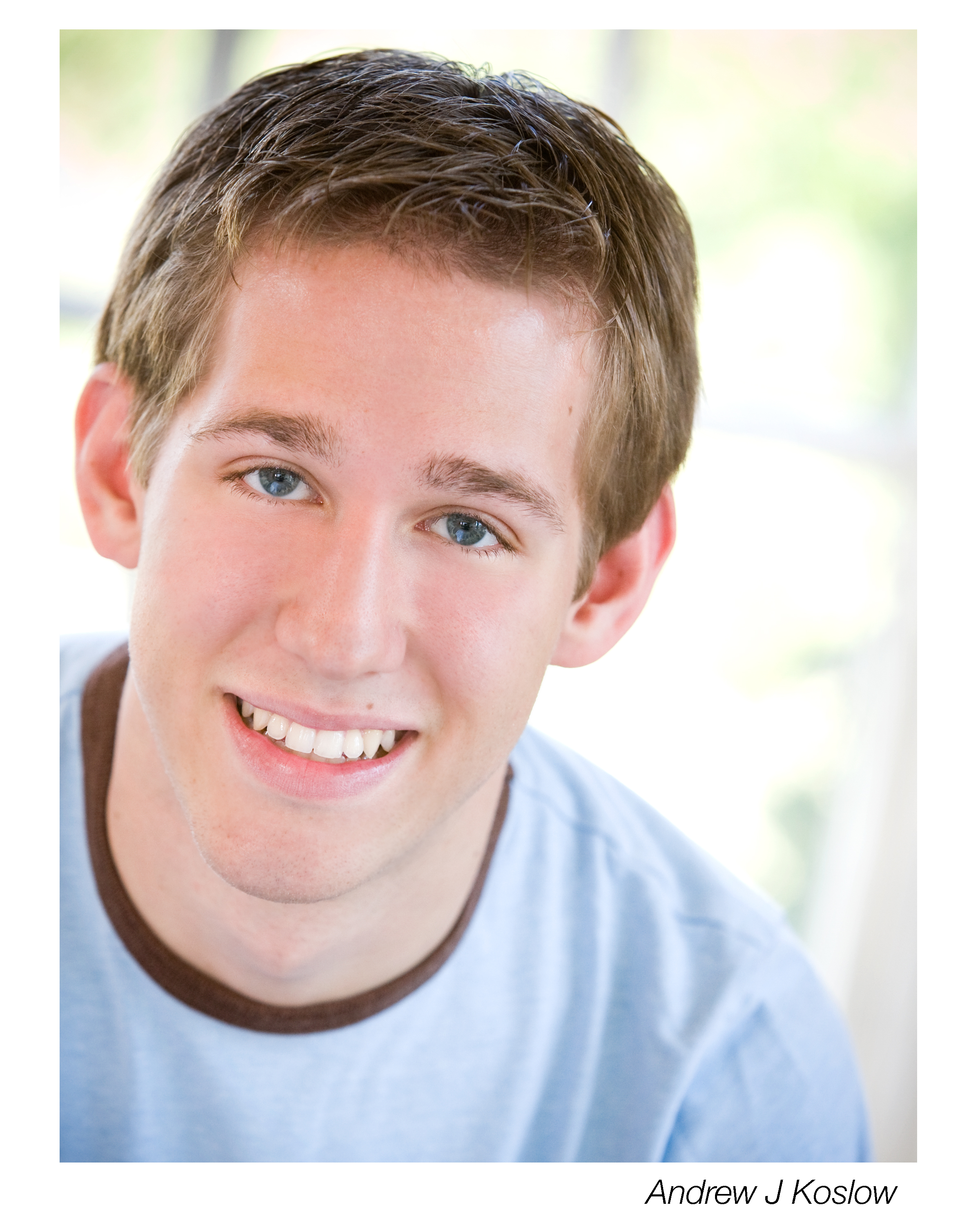 <b>ANDREW J KOSLOW</b> (Mark) is going to be a senior Musical Theatre major at The ... - a-koslow-033wn
